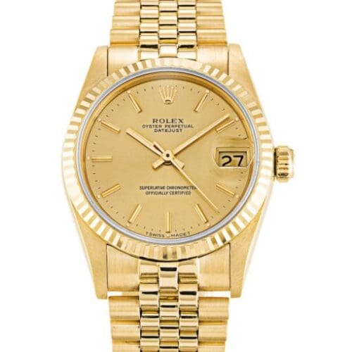 Rolex Datejust Mid-Size 31mm Champagne Dial 68278 Super Clone